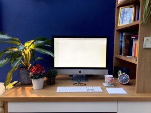 writing desk | don't look down! | author Imogen Clark blog