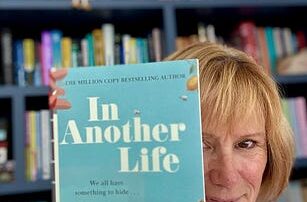 Imogen Clark with her new book In Another Life, published in August 2025