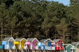 Beach huts