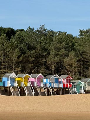 Beach huts